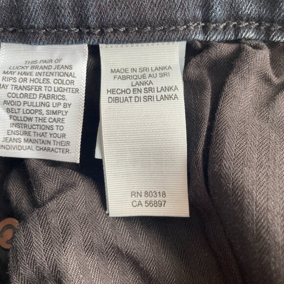 Lucky Brand Women's Bridgette Skinny Dark Wash Jeans, Size 14 EUC - Picture 7 of 9